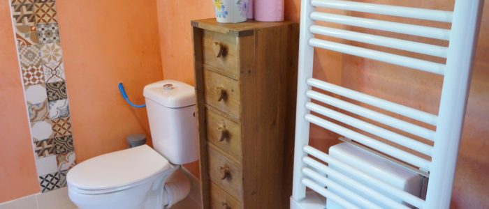 Photo de la salle de bain du Loft à louer pour curiste et vacancier à Lamalou les Bains